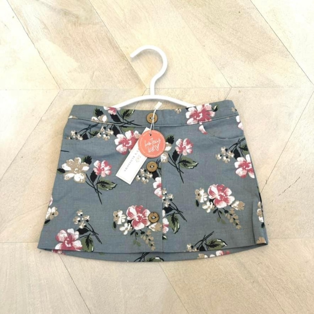Bailey’s Blossom baby floral skirt